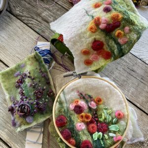 Nuno Felting Workshop with Ribbon Embroidery